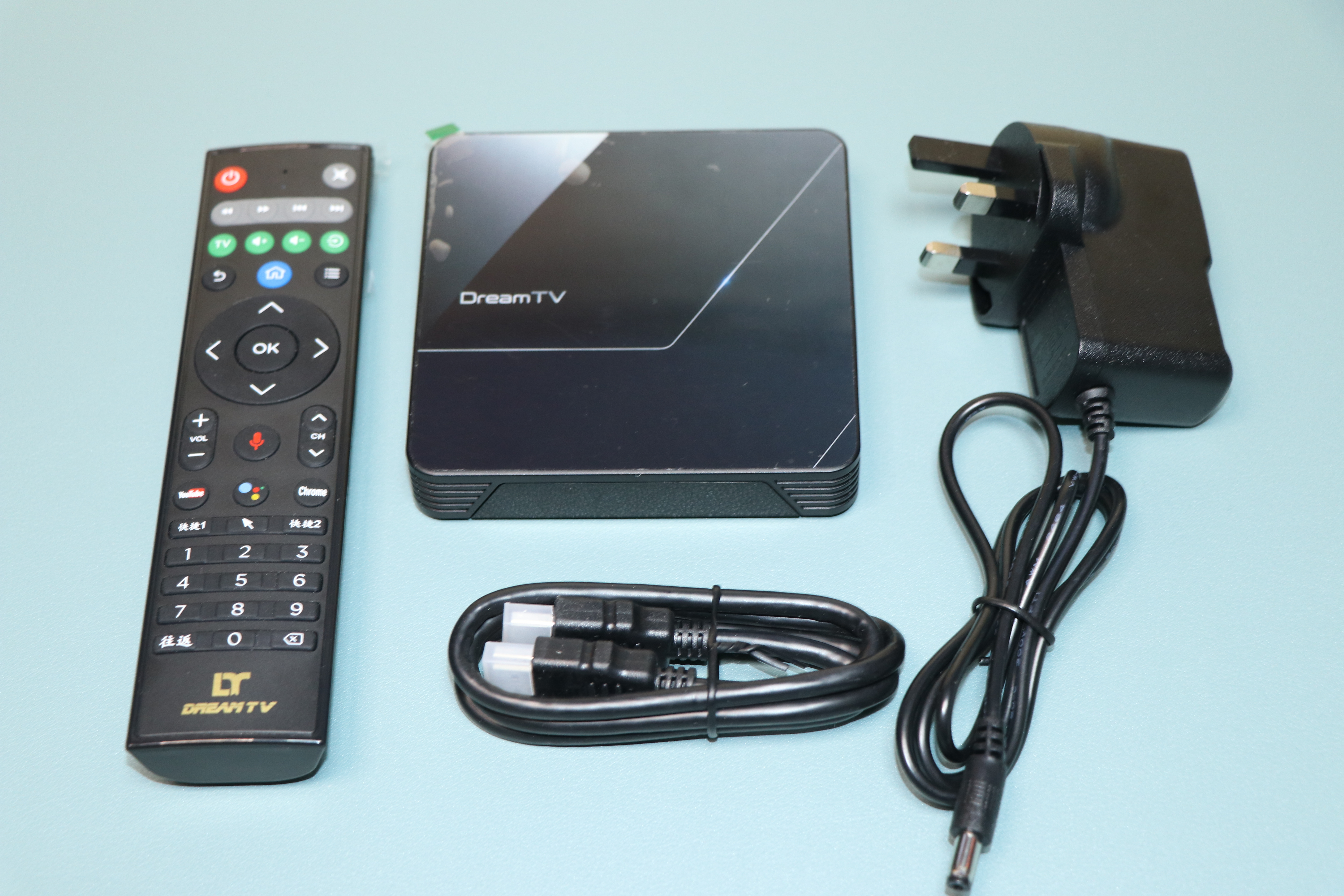 夢想盒子標準版 DreamTV S 開箱：標準配件一覽