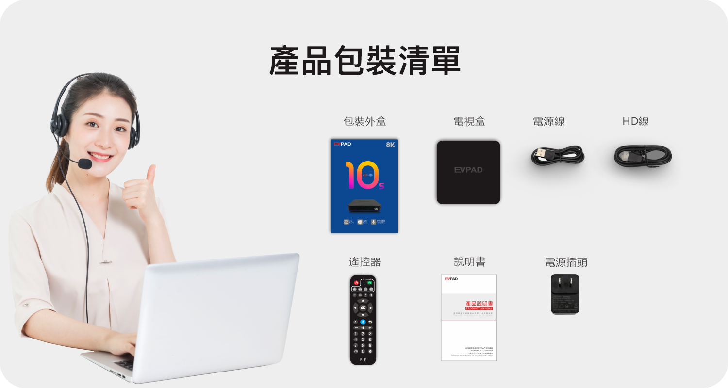 EVPAD 10S語音版開箱實拍
