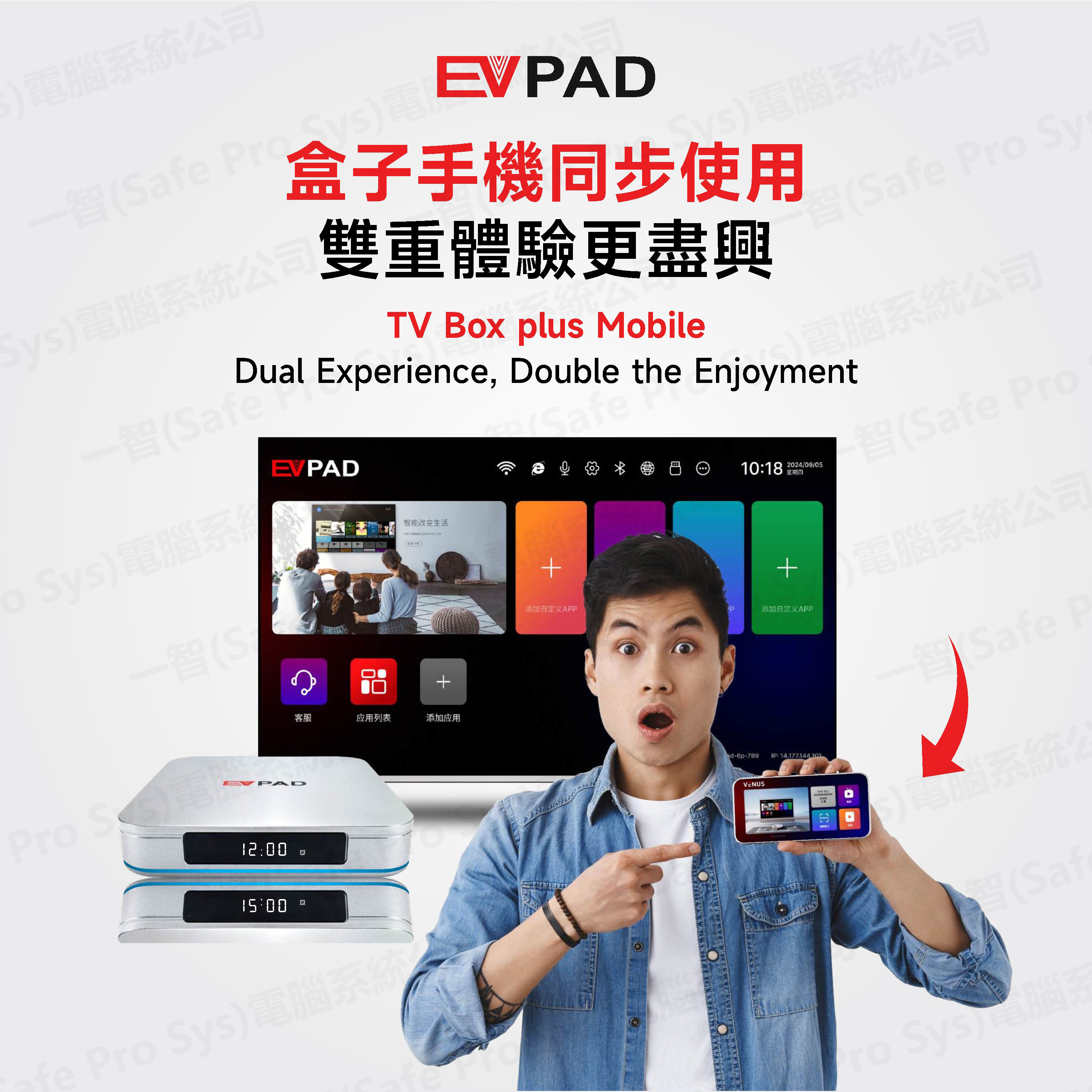EVPAD 12P 語音版開箱實拍 - 特點與評測