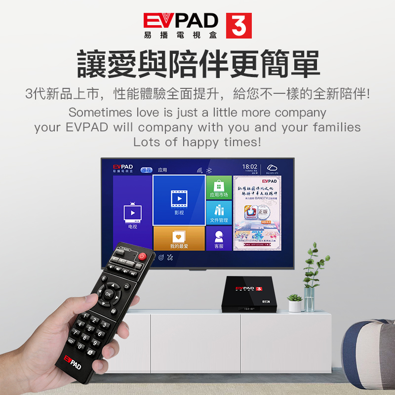 evpad3 pro開箱實拍