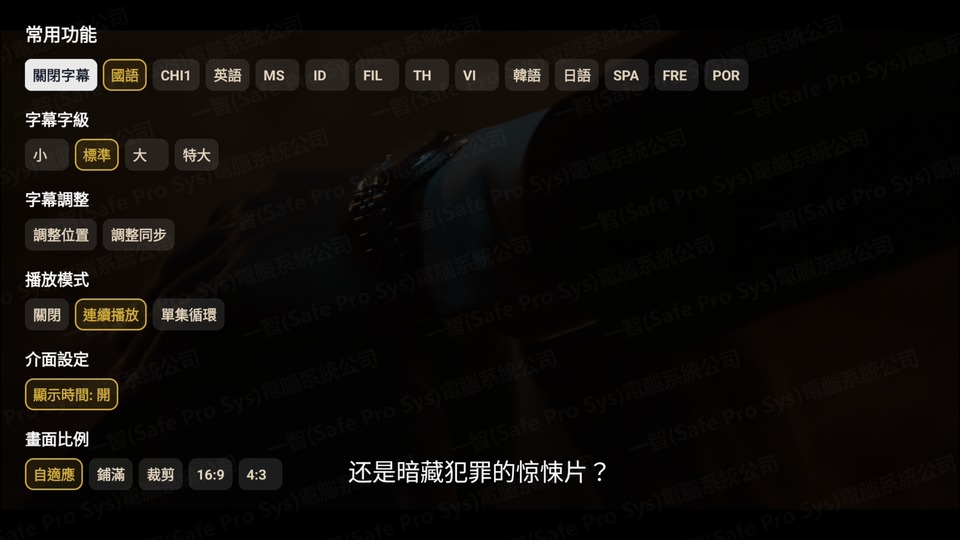 M8 旗艦版播放功能介面 2