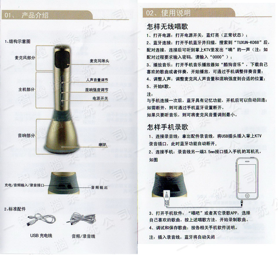 途訊說明書