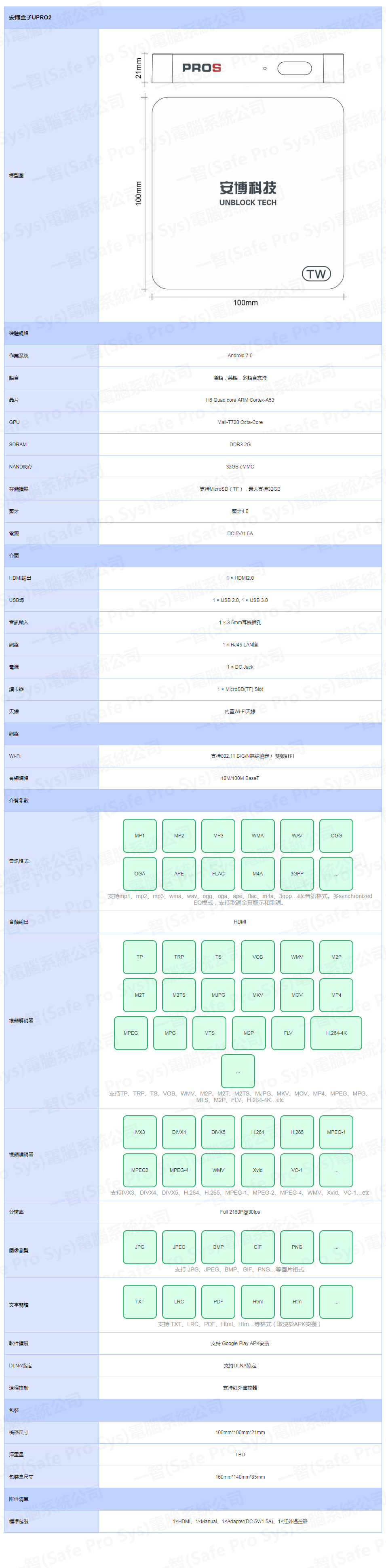 安博盒子七代 UPROS UBOX UPROS